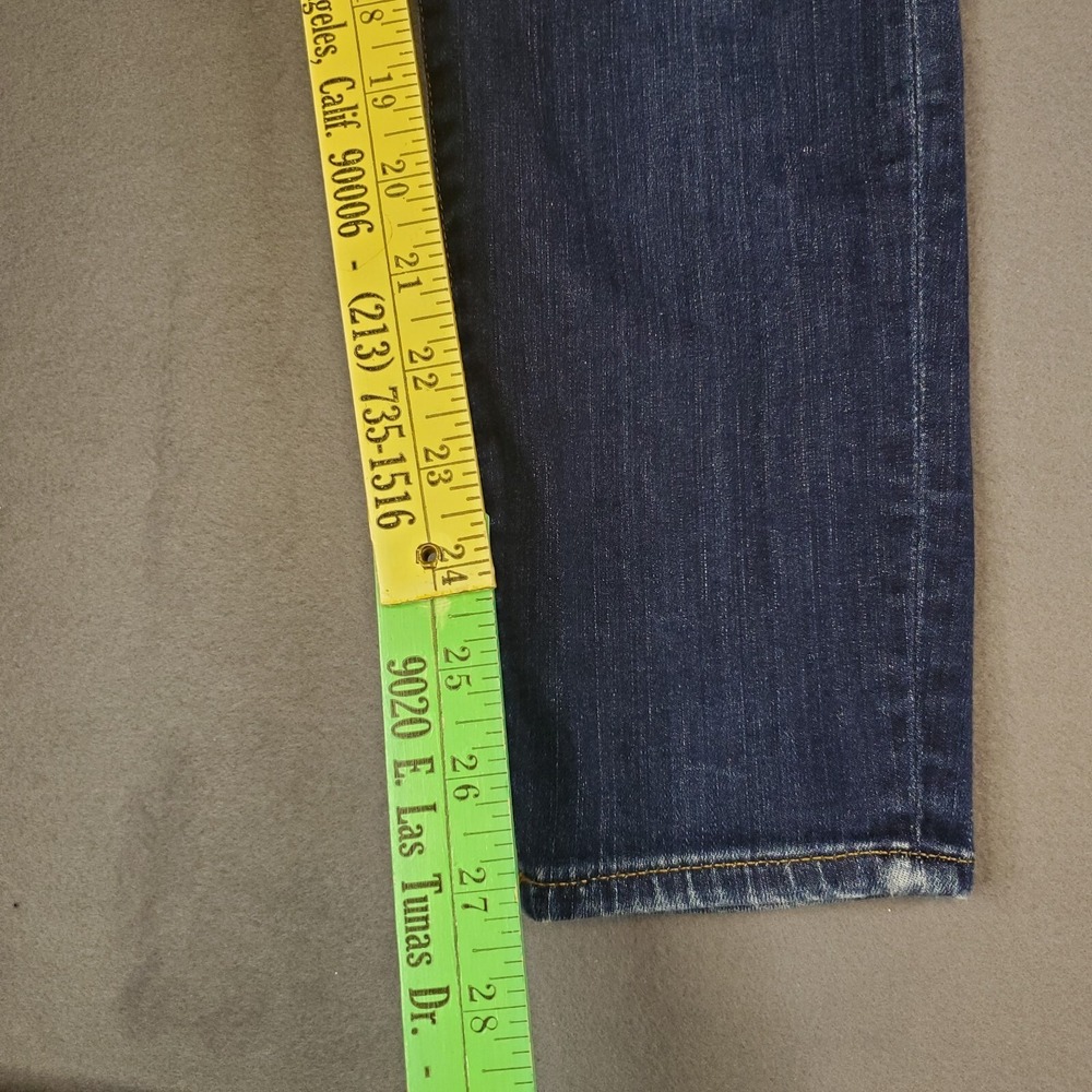 Madewell Skinny Skinny Jeans Women's Size 27 Mid Rise Blue, Light Wash Knee‎ - Picture 8 of 11